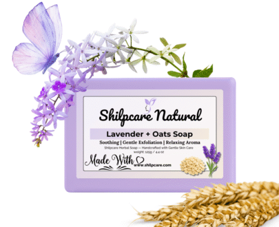 Shilpcare Natural Lavender+Oats Soap 125g