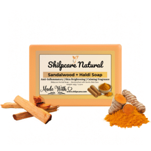 Shilpcare Natural Sandalwood+Haldi Soap 125g