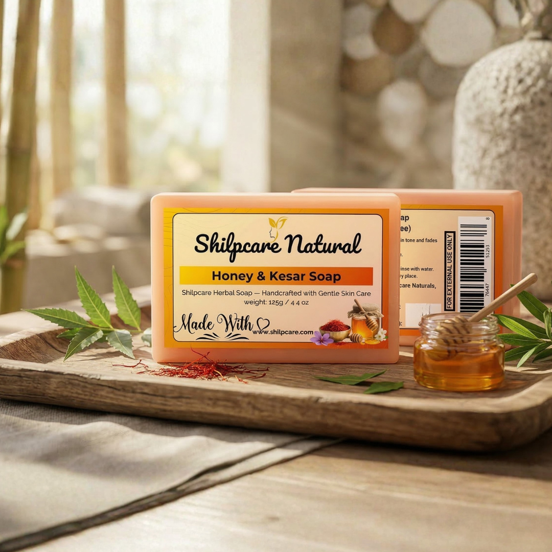 Honey & Kesar Soap 125g - Image 2